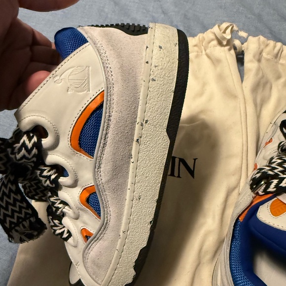 Lanvin Leather Curb Sneakers (EU 42) - Picture 6 of 9